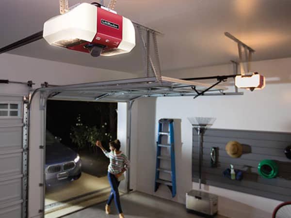 Secure View DC Battery Backup Belt Drive Wi-Fi Garage Door Opener