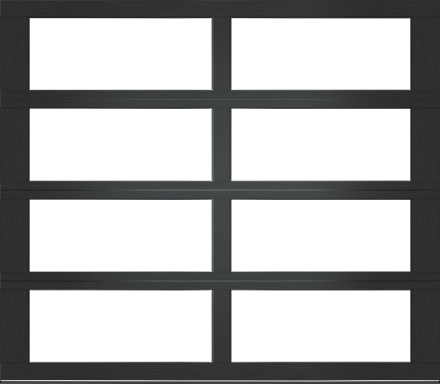 Garage Doors Clopay Avante aluminum and glass single garage door, 9x7 size