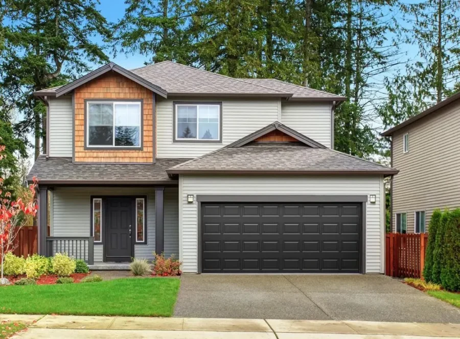 Garage Doors clopay premium series black 16x7 short panel garage door
