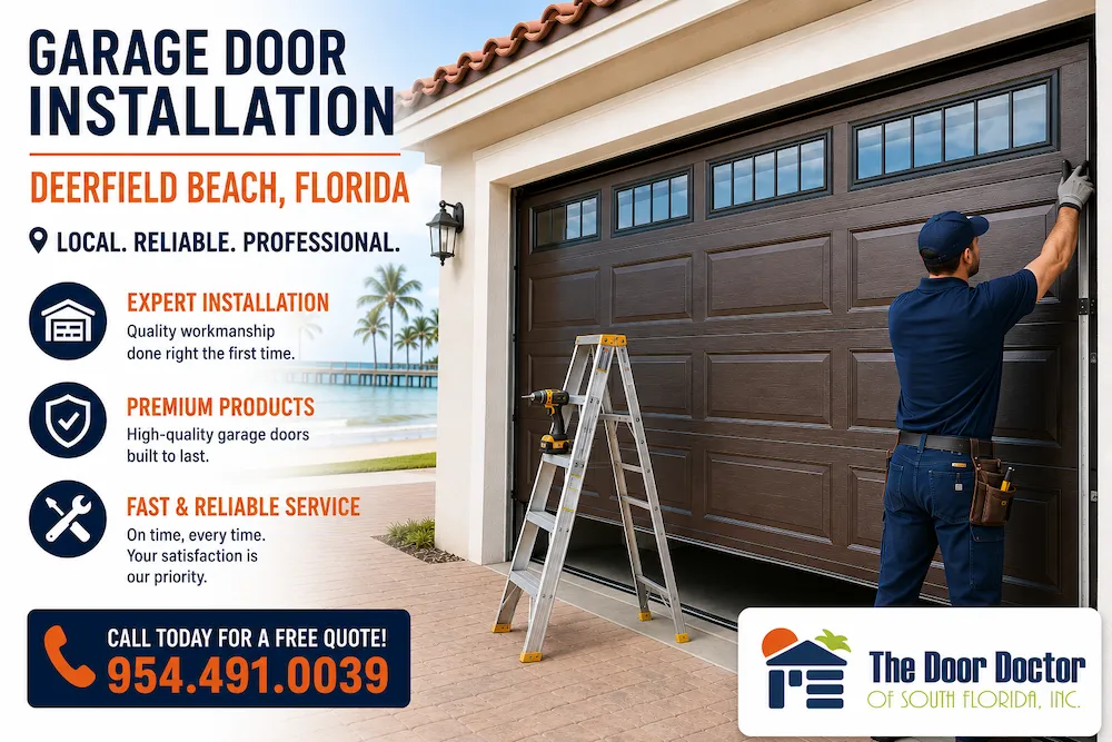 garage door installation in deerfield beach